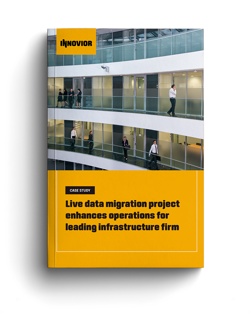 Live data migration project enhances operations for leading infrastructure firm | Innovior