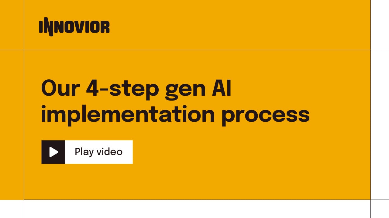 Our 4-step gen AI implementation process