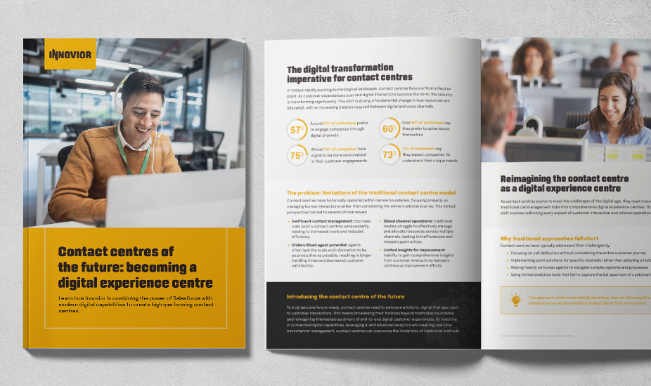 Contact centres of the future: becoming a digital experience centre